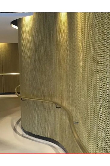 Kriska Decor, Metal zincir Perde, Metal Curtain, Metal Panel  ve Perde